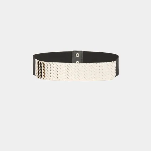 Ceinture élastiquée noir femme - Morgan - Modalova