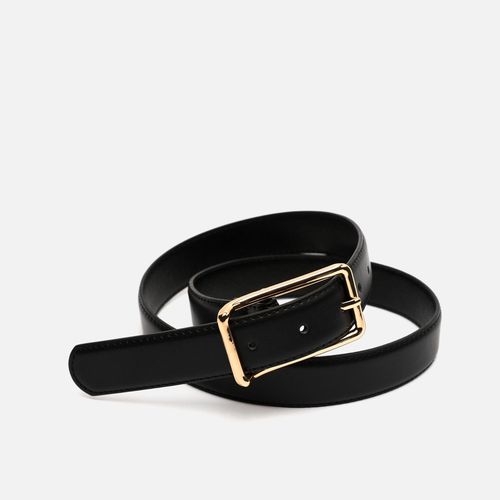 Tanit ceinture unie avec boucle rectangulaire - MISAKO - Modalova