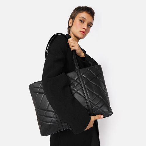 Erlanda grand sac shopper matelassé avec poche pour ordinateur portable de 14" - MISAKO - Modalova