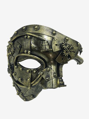 Carnaval Masques De Cosplay Accessoires Masque Unisexe Masque Plastique Bronze - Milanoo - Modalova