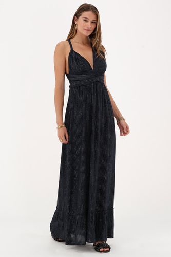 Robe longue avec lurex | - My jewellery - Modalova