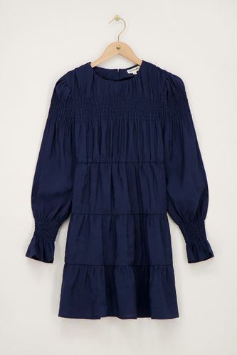 Robe avec plis et manches à volants | - My jewellery - Modalova