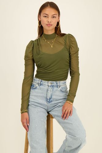 Top plissé en mesh | - My jewellery - Modalova