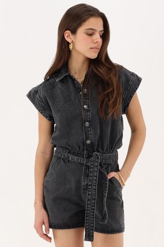 Combinaison en denim avec ceinture | - My jewellery - Modalova