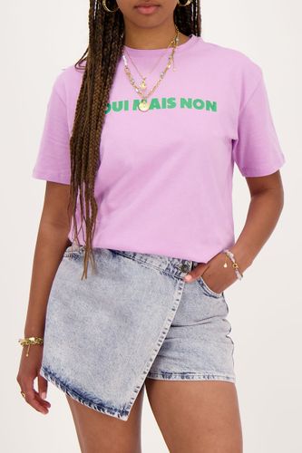 T-shirt Lila''Oui mais non''| - My jewellery - Modalova