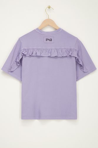 T-shirt lilas à volants | - My jewellery - Modalova