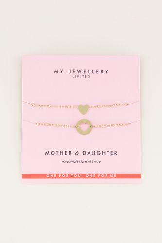Bracelet mère-fille avec cœur - My jewellery - Modalova