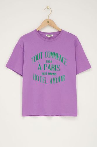 T-shirt lilas 'Hotel Amour' | - My jewellery - Modalova