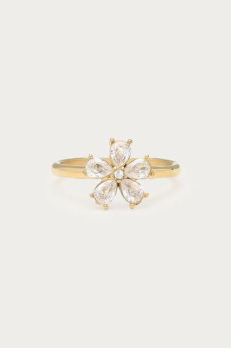 Magical bague maxi fleur en strass | - My jewellery - Modalova