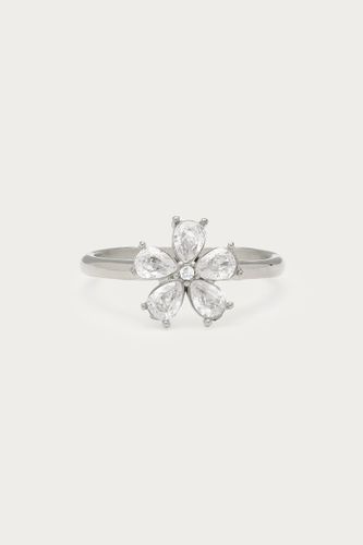 Magical bague maxi fleur en strass | - My jewellery - Modalova
