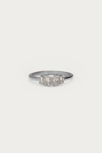 Bague Midnight carrée avec strass | - My jewellery - Modalova