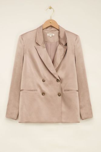 Blazer croisé satiné | - My jewellery - Modalova
