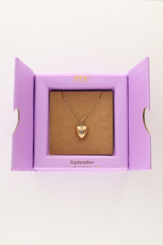 Collier avec cœur et pierre de naissance | - My jewellery - Modalova
