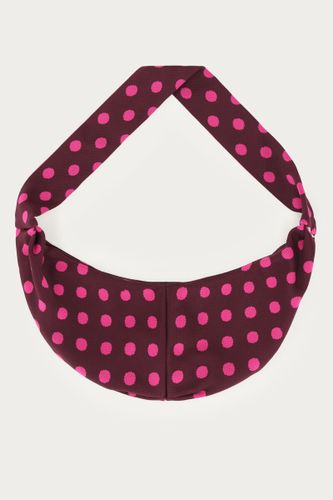 Sac à bandoulière bordeaux avec pois | - My jewellery - Modalova