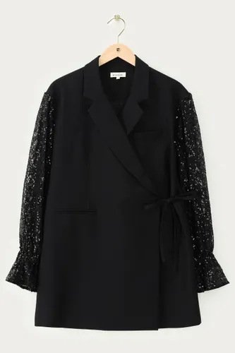 Robe blazer avec manches bouffantes en dentelle | - My jewellery - Modalova