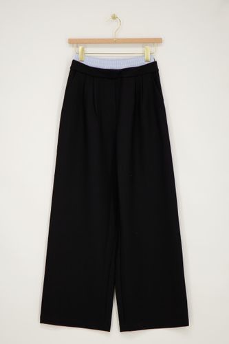 Pantalon large à taille boxer | - My jewellery - Modalova