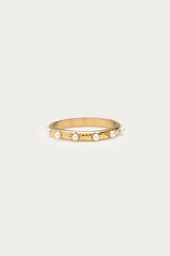 Bague Bold perles fantaisie 'martelée' | - My jewellery - Modalova