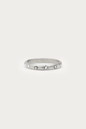 Bague Bold avec strass 'martelée' | - My jewellery - Modalova