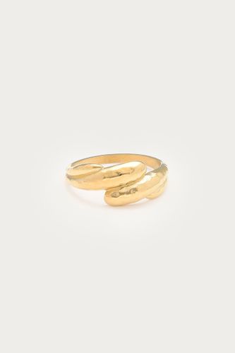 Bague Bold vague 'martelée' | - My jewellery - Modalova