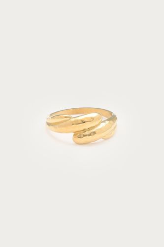 Bague Bold vague 'martelée' | - My jewellery - Modalova