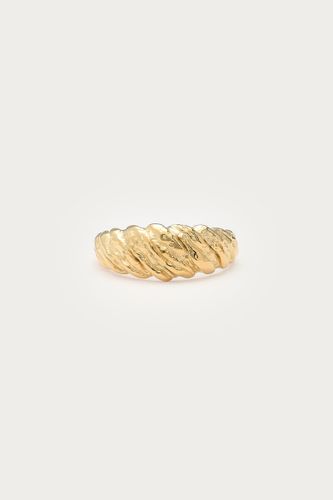 Bague Bold croissant 'martelée' | - My jewellery - Modalova