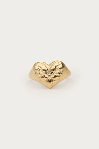 Bague Botanical maxi avec trois cœurs en fleur | - My jewellery - Modalova