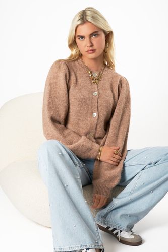 Cardigan avec boutons et manches bouffantes | - My jewellery - Modalova