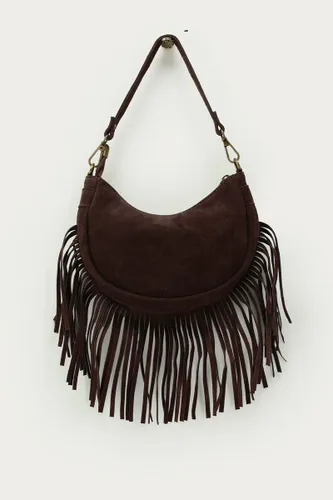 Sac en daim à franges | - My jewellery - Modalova