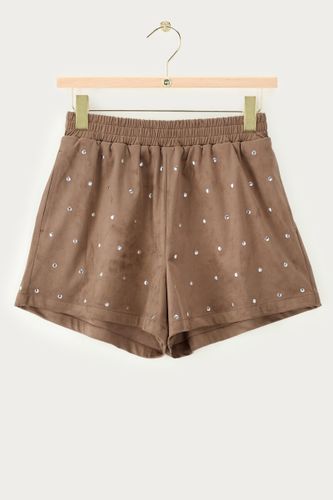 Short en suédine avec clous | - My jewellery - Modalova