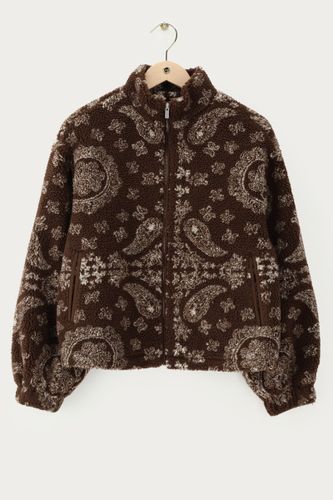 Veste teddy à imprimé paisley | - My jewellery - Modalova