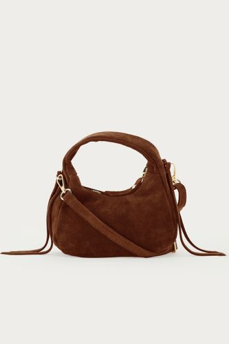 Sac en daim en forme de demi-lune | - My jewellery - Modalova