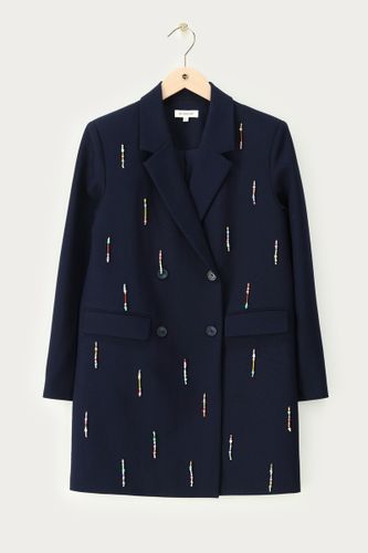 Robe blazer avec franges perlées multicolores | - My jewellery - Modalova