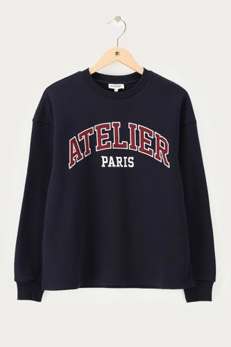 Sweat 'Atelier Paris' satiné | - My jewellery - Modalova