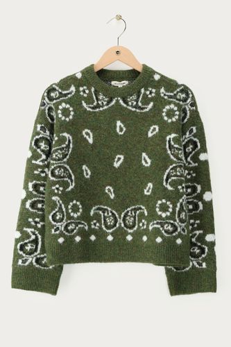 Pull duveteux à imprimé paisley | - My jewellery - Modalova