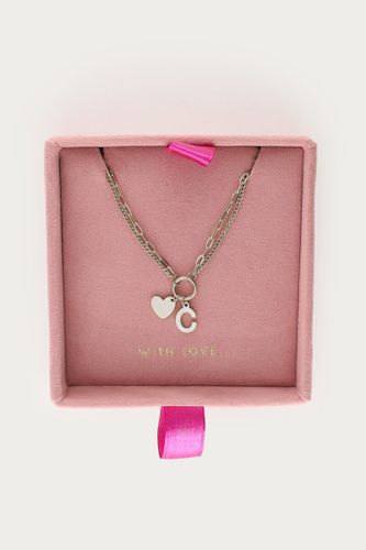 Chaîne à double maillon avec initiale | - My jewellery - Modalova