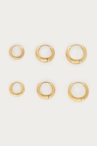 Lot de 3 paires de créoles Ear game maximalistes | - My jewellery - Modalova