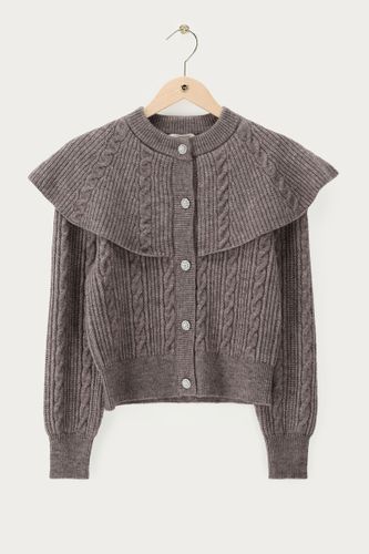 Cardigan avec cape et boutons en strass | - My jewellery - Modalova