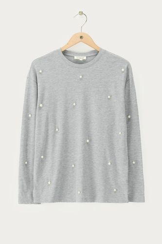 T-shirt à manches longues avec perles fantaisie | - My jewellery - Modalova