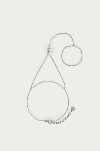 Chaîne de main à initiale avec strass | - My jewellery - Modalova