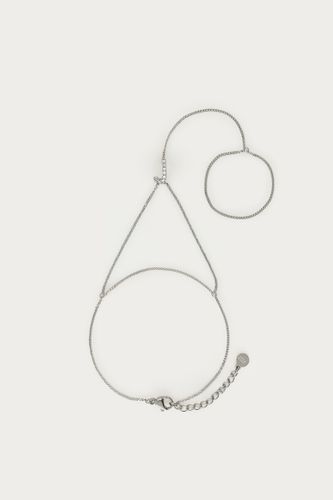 Chaîne de main à initiale avec strass | - My jewellery - Modalova
