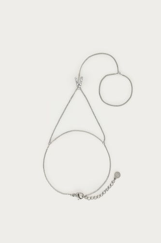 Chaîne de main à initiale avec strass | - My jewellery - Modalova