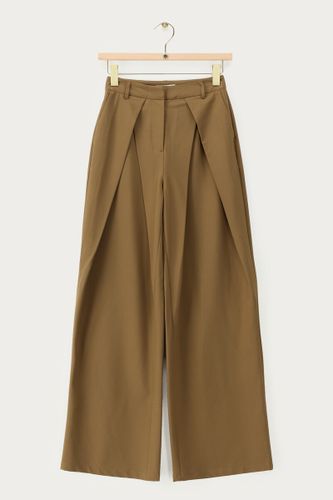 Pantalon kaki plissé | - My jewellery - Modalova