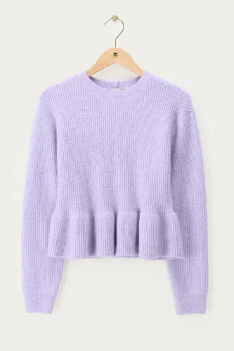Pull péplum lilas | My Jewellery - My jewellery - Modalova