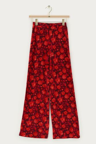 Pantalon large avec imprimé rose | - My jewellery - Modalova