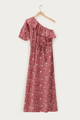 Robe longue asymétrique à imprimé floral | - My jewellery - Modalova
