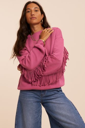 Sweat à franges avec écusson | - My jewellery - Modalova