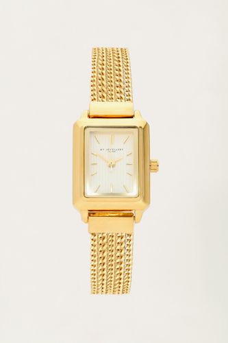 Montre rectangulaire avec chaînes | - My jewellery - Modalova