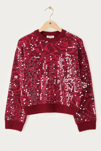 Pull en jacquard avec paillettes | - My jewellery - Modalova