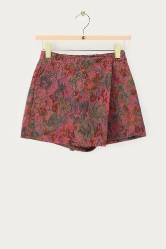 Jupe-short en jacquard à imprimé floral | - My jewellery - Modalova