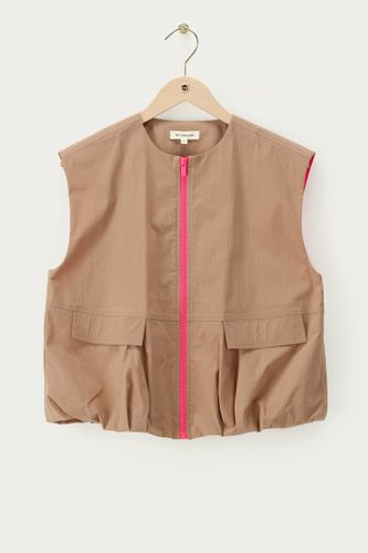 Veste sans manches ballon avec fermeture éclair rose | - My jewellery - Modalova